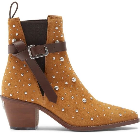 Zadig & Voltaire Shoes - ZADIG & VOLTAIRE Tyler Cecilia Dream Stud Boots EU 41 11 Folk Suede Western NEW